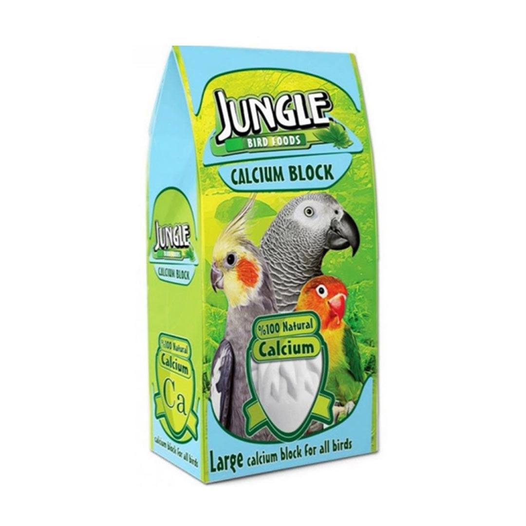 Jungle Kalsium Blok Büyük Papağan Gaga Taşı 3x4cm, 300gr