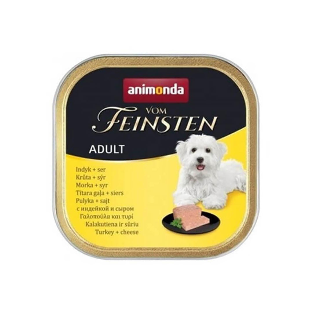 Animonda Hindili ve Peynirli Yetişkin Köpek Konservesi 150 Gr