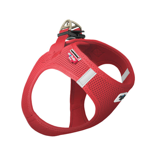 Curli Vest Air-Mesh Red Dog Chest Harness L