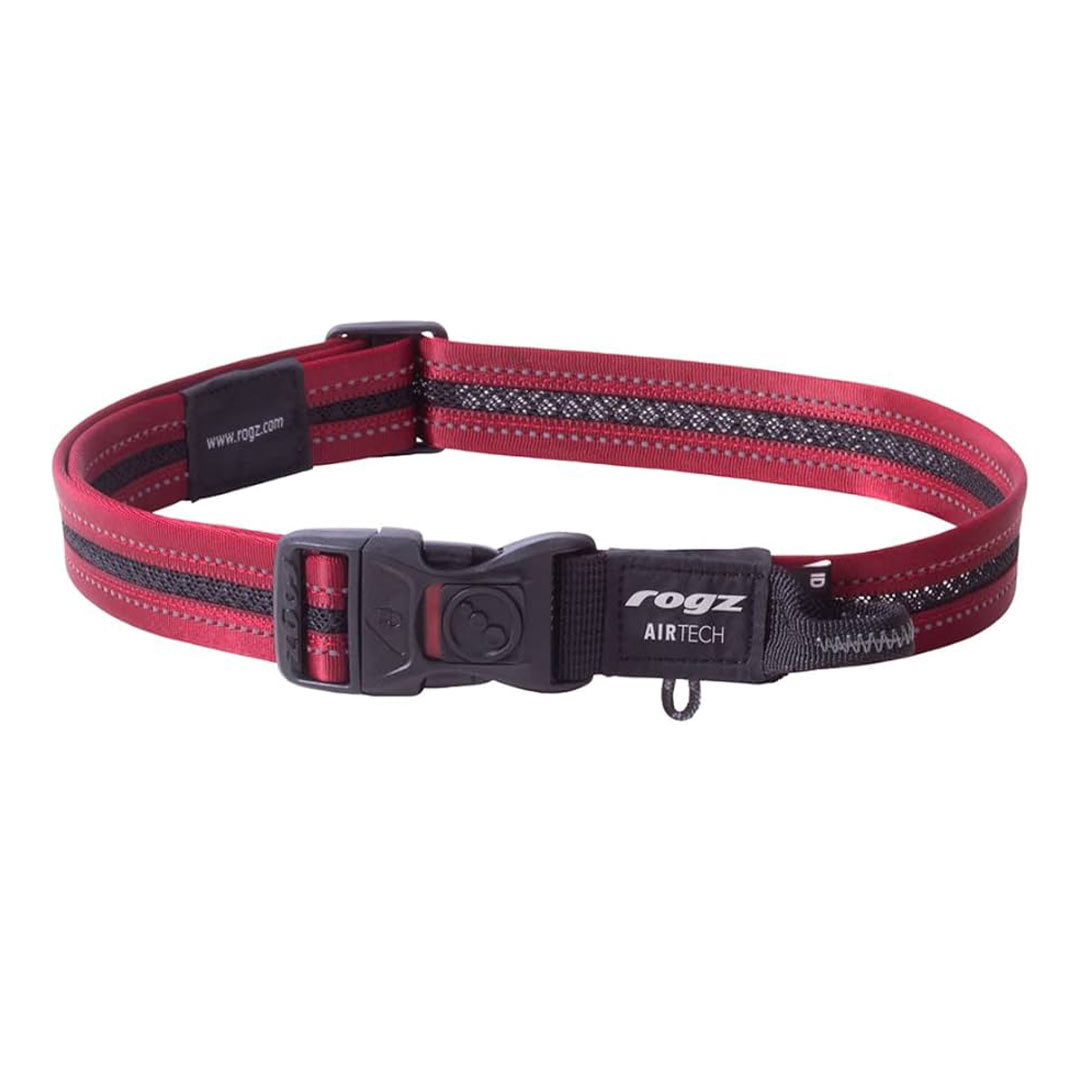 Rogz AirTech Classic Red Dog Collar XL