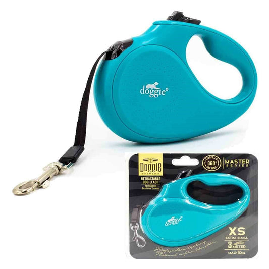 Doggie Master Series Automatic Blue Extension Leash XS 12kg 3mt