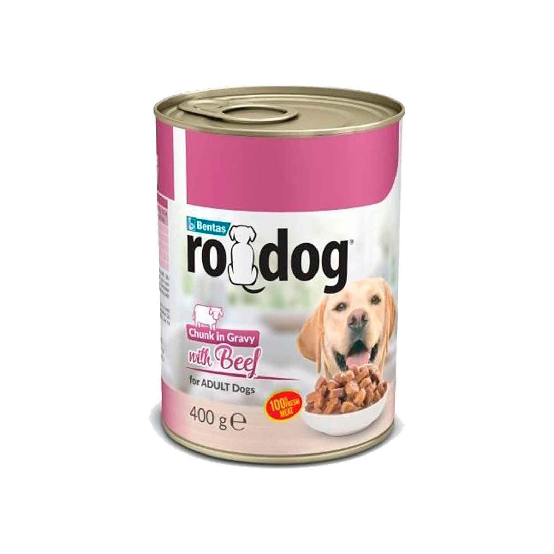 RoDog Beef Adult Dog Canned Food 400 gr