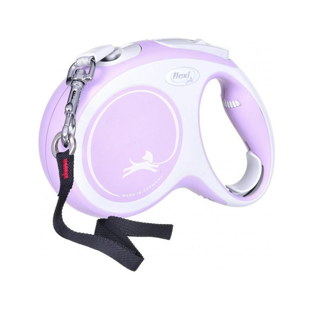 Flexi New Classic Automatic Medium Pink Retractable Leash 5 Meters