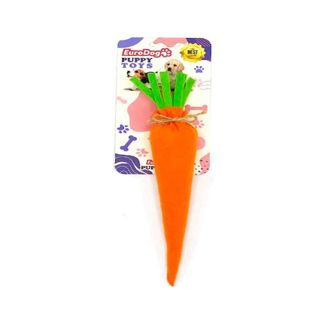 EuroDog Puppy Pet Carrot-shaped Dog Toy