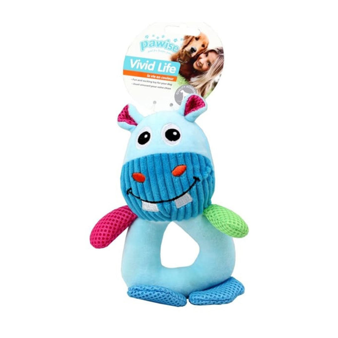 Pawise Vivid Life Sesli Hışırtılı Peluş Su Aygırı Köpek Oyuncağı 23cm