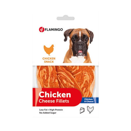 Flamingo With Chicken & Cheese Dog Treat Large 85gr