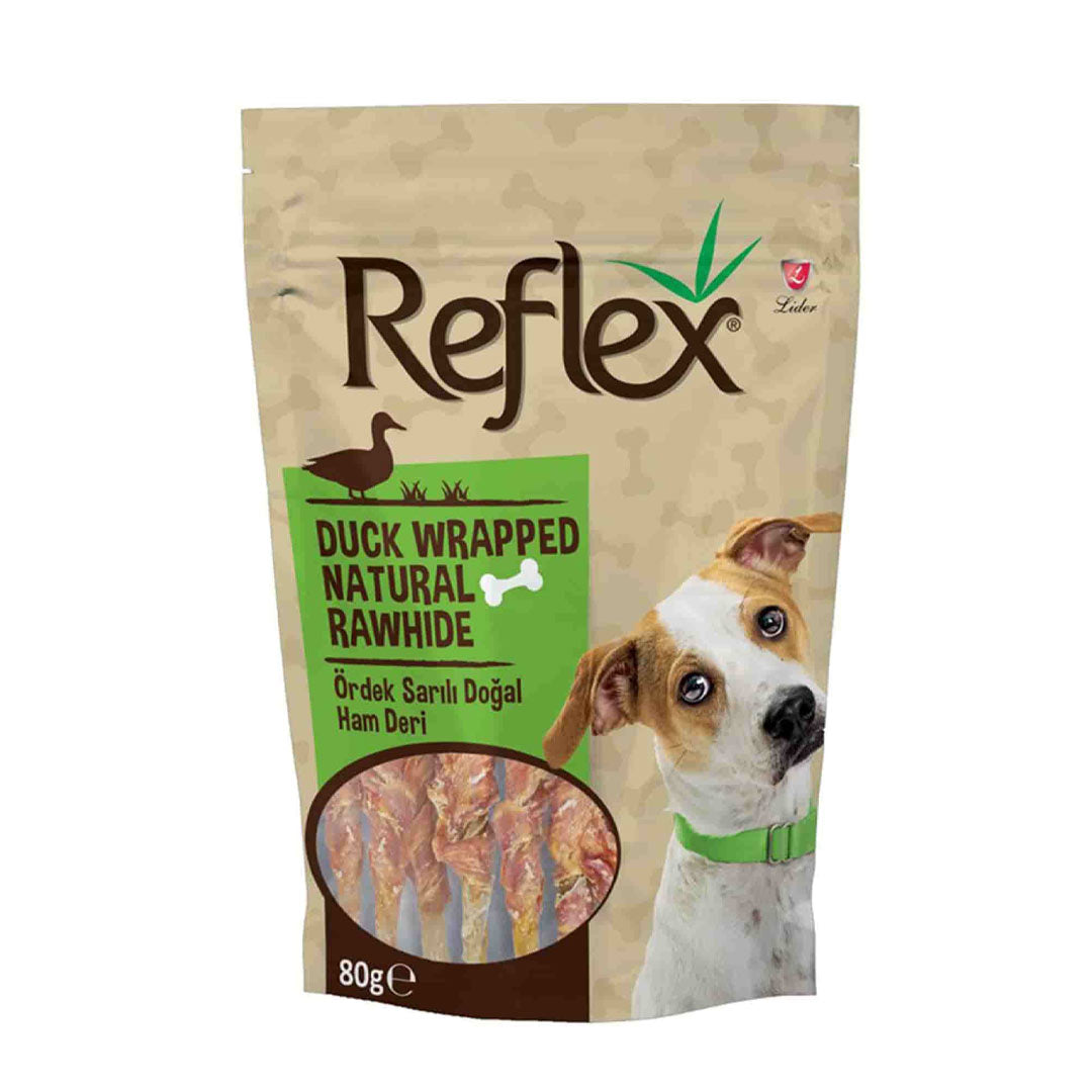 Reflex Natural Spiral Dog Reward Stick Wrapped in Duck Meat 80 Gr