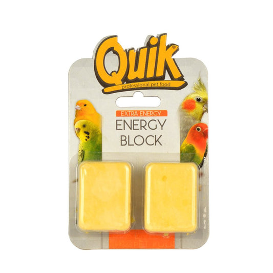 Quik Energy Block With Banana Flavor for Birds 2Pcs