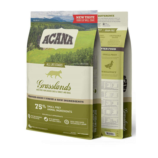 Acana Grasslands Kedi Maması Tüm ırk ve yaşam evreleri için 1.8kg