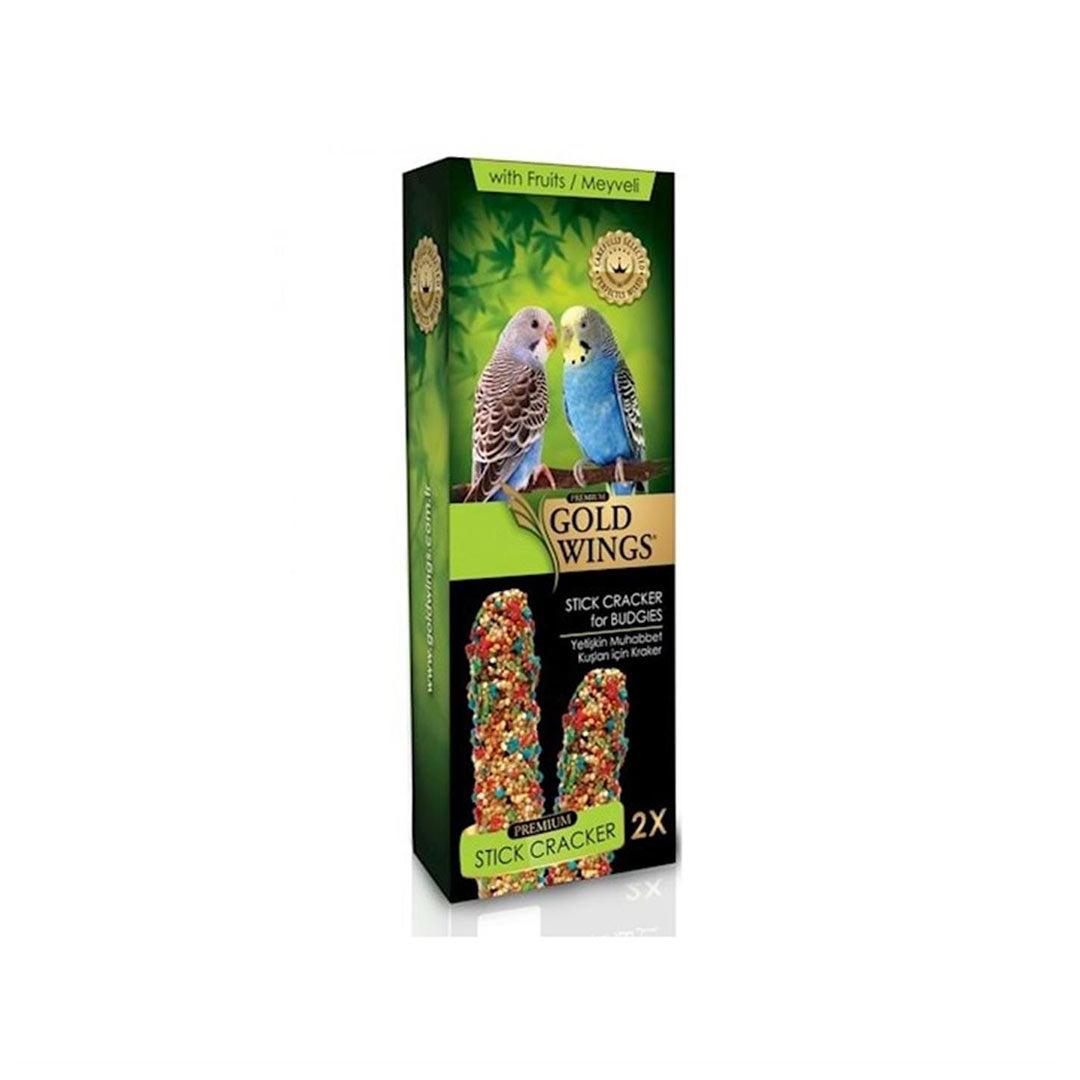 Gold Wings Premium Fruit Parakeet Cracker (2 Pack)