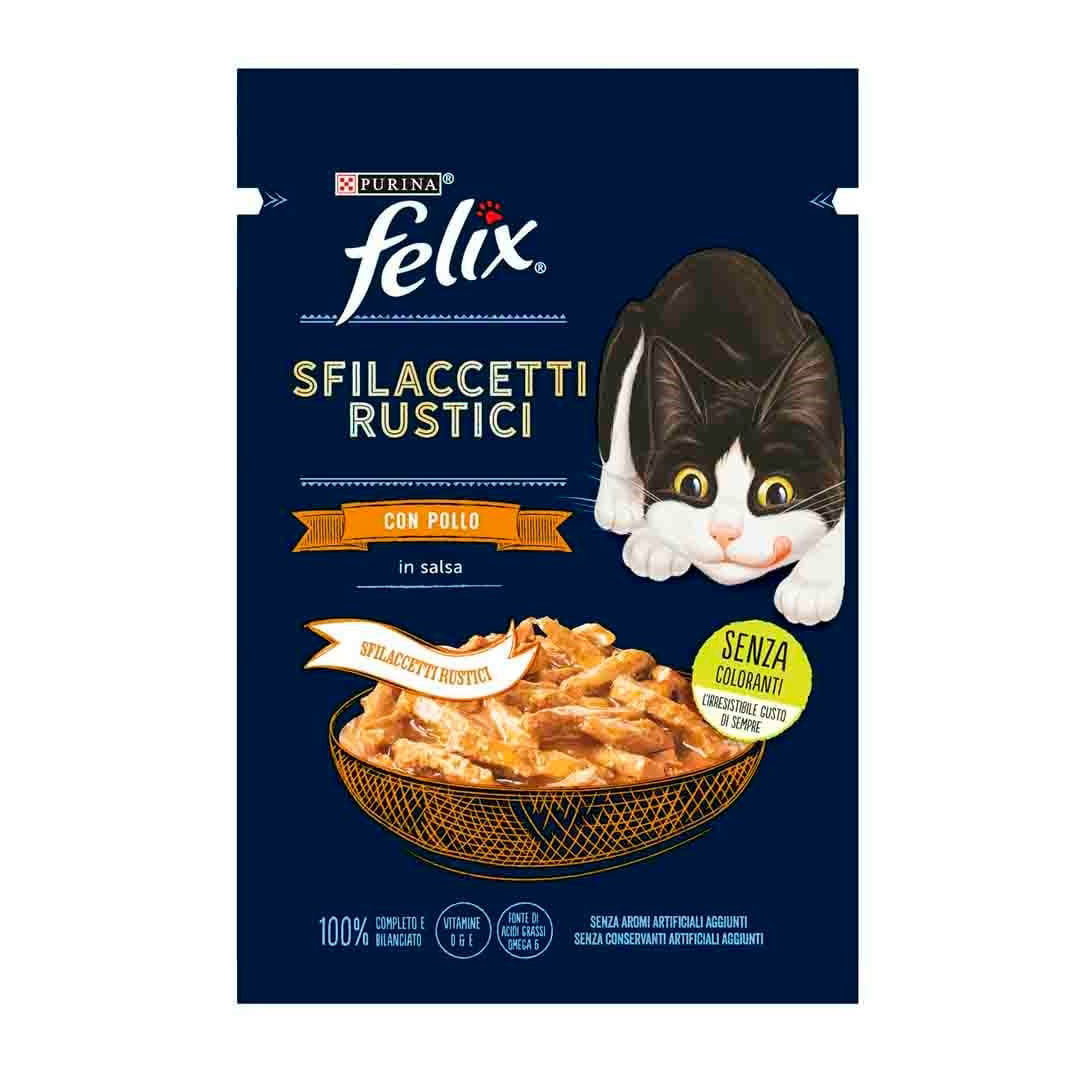 Felix Tavuklu Lezzetli Et Dilimleri Salsa Soslu Kedi Yaş Maması 80gr