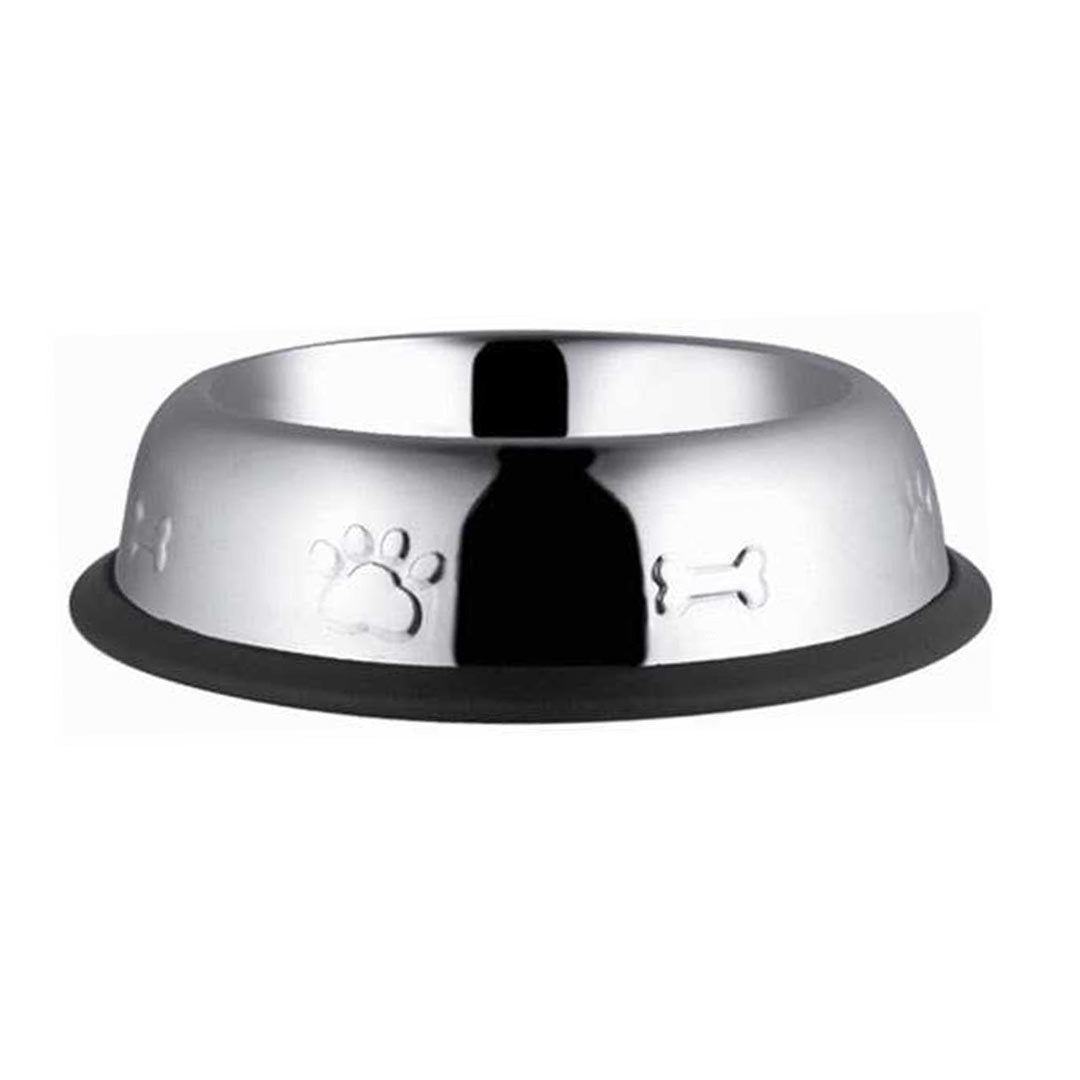 EuroDog Oval Stainless Steel Food and Water Bowl for Dogs 18cm/945ml