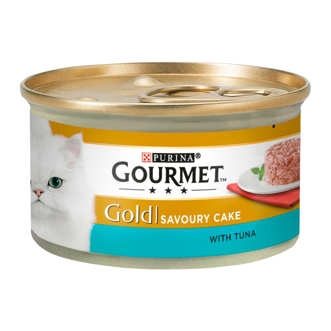 Gourmet Gold Savoury Cake Ton Balıklı Kedi Konservesi 85 Gr