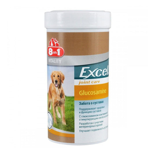 8in1 Excel Glukozamin MSM Eklem Sağlığı için Köpek Vitamin 55 Tablet