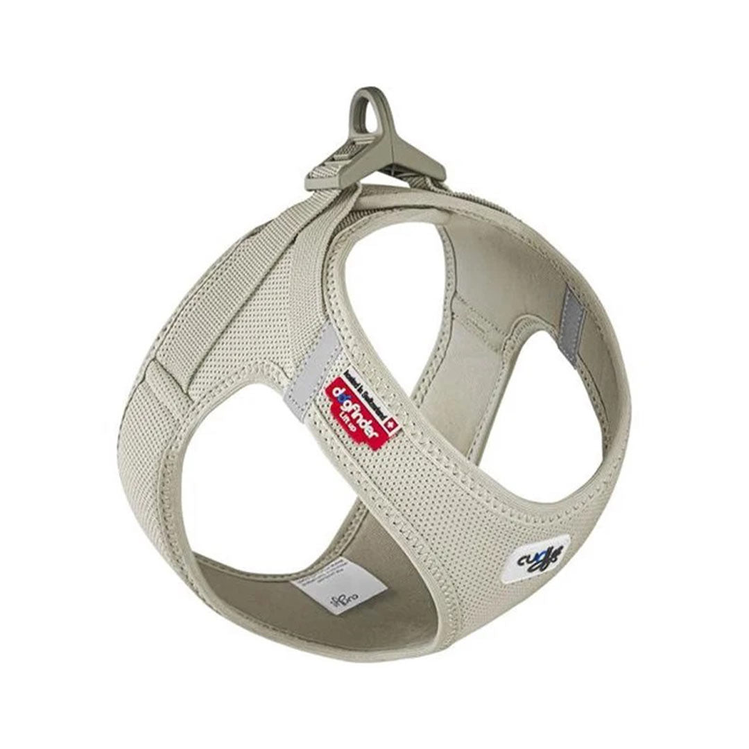 Curli Clasp Air-Mesh Light-Tan Köpek Göğüs Tasması Xsmall