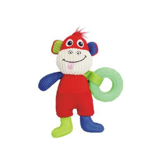 Pawise Vivid Life Simitli Peluş Kirmizi Maymun Köpek Oyuncağı