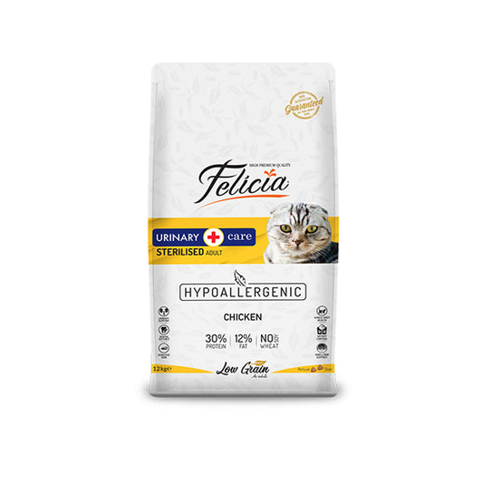 Felicia Hypo-Allergenic Chicken Sterilesed Cat Food 2kg