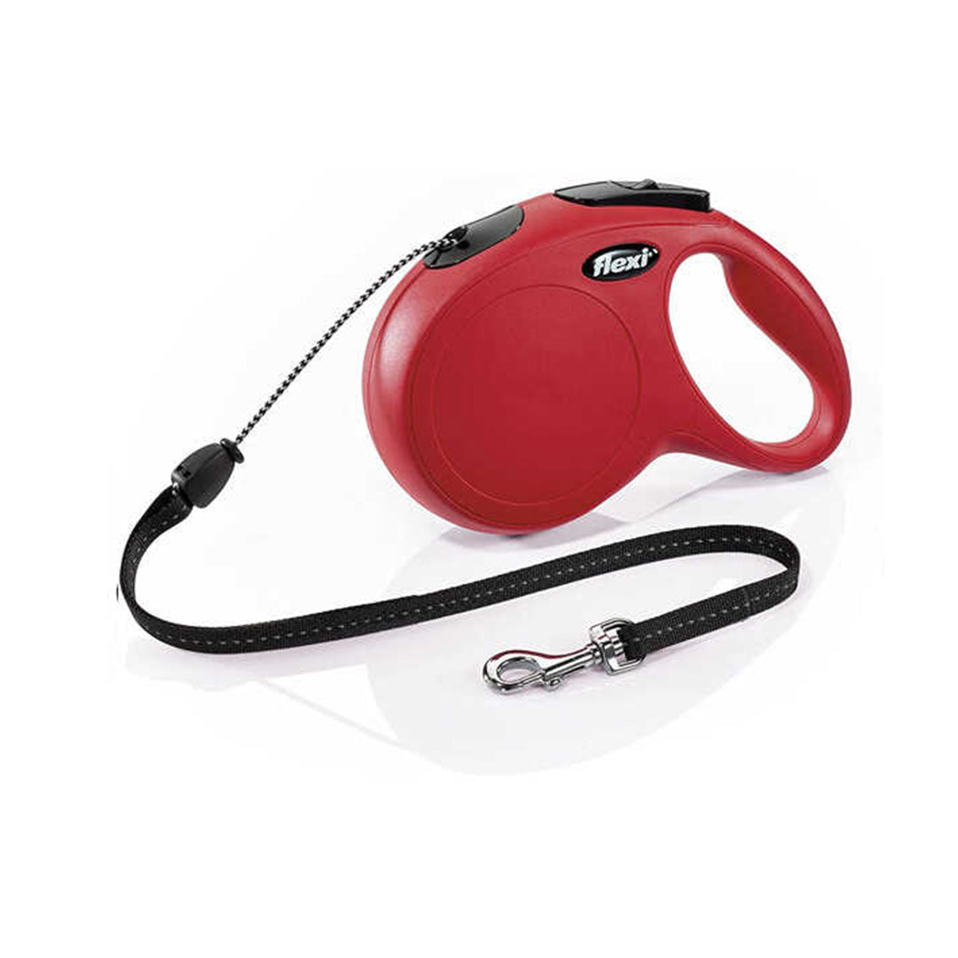 Flexi New Classic Otomatik Kırmızı İp Gezdirme Medium 5 Mt
