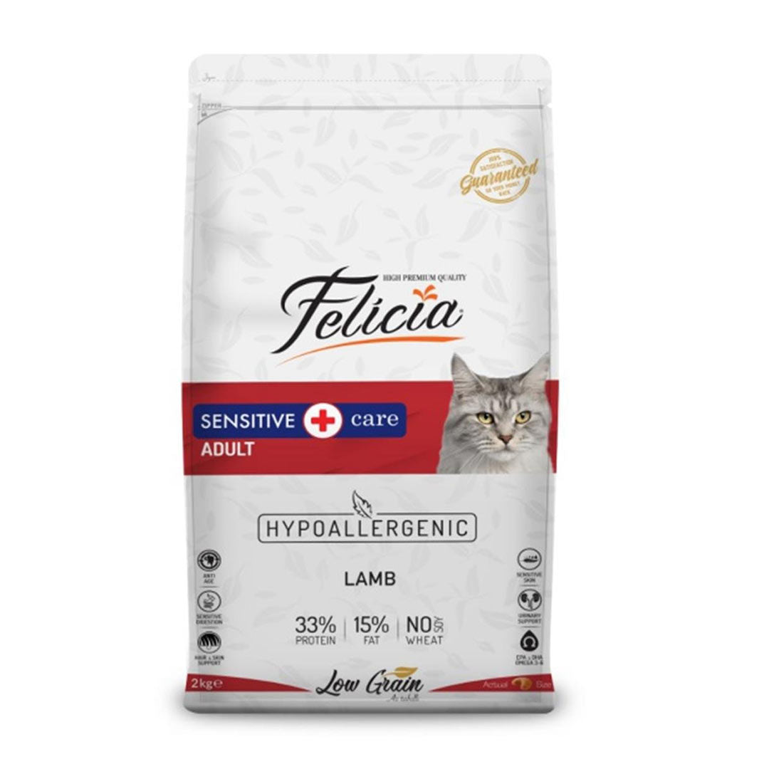 Felicia Düşük Tahıllı Hipoalerjenik Tavuklu Yetişkin Kedi Maması 2kg