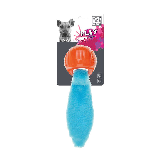 M-Pets Foxball Kauçuk Turuncu ve Mavi Köpek Oyuncağı