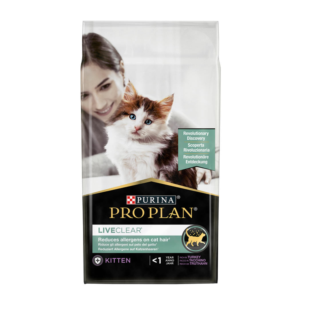 Pro Plan LiveClear Hindili Alerjen Azaltan Yavru Kedi Maması 1,4kg