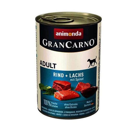 Animonda Gran Carno Adult Dog Canned with Beef and Spinach 400gr