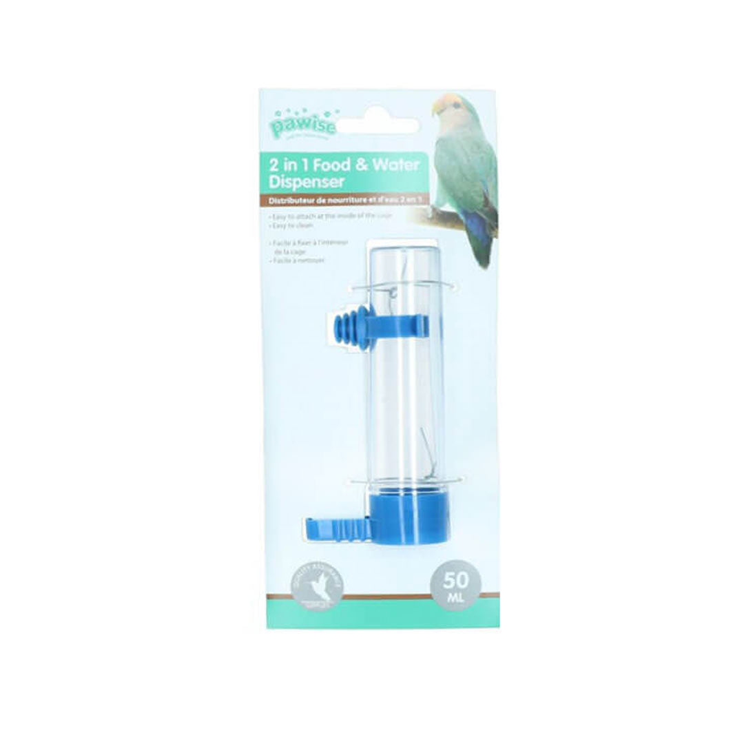 Pawise Plastic Bird Fountain and Feeder 50ml / 11cm