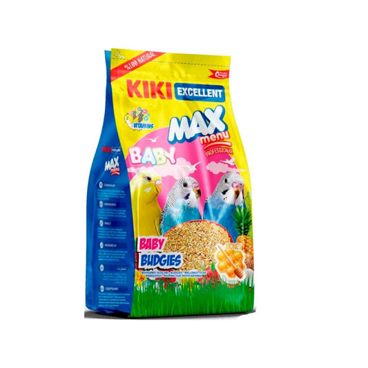 KIKI Excellent Max Menu with Honey Baby Budgie Food 500 Gr