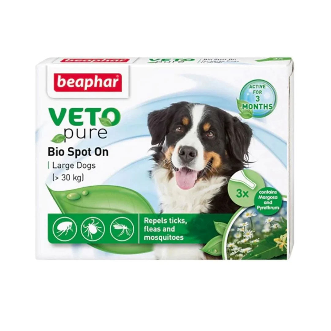 Beaphar Veto Bio Spot On Büyük Irk Köpek Pire Kene Damlası
