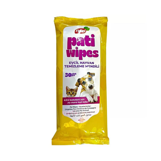 Flexi Pati Wipes Pet Cleaning Wet Wipes 30-Pack