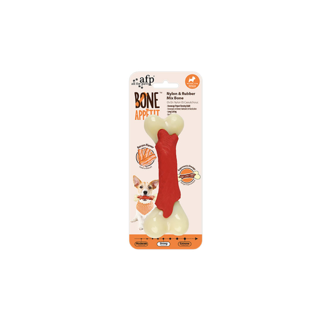 AFP with Bacon Flavor Bone Dog Toy Large 20x7x4cm