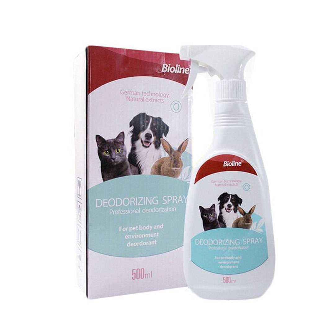 Bioline Kedi Köpek Kemirgen Koku Giderici Sprey 500 ML