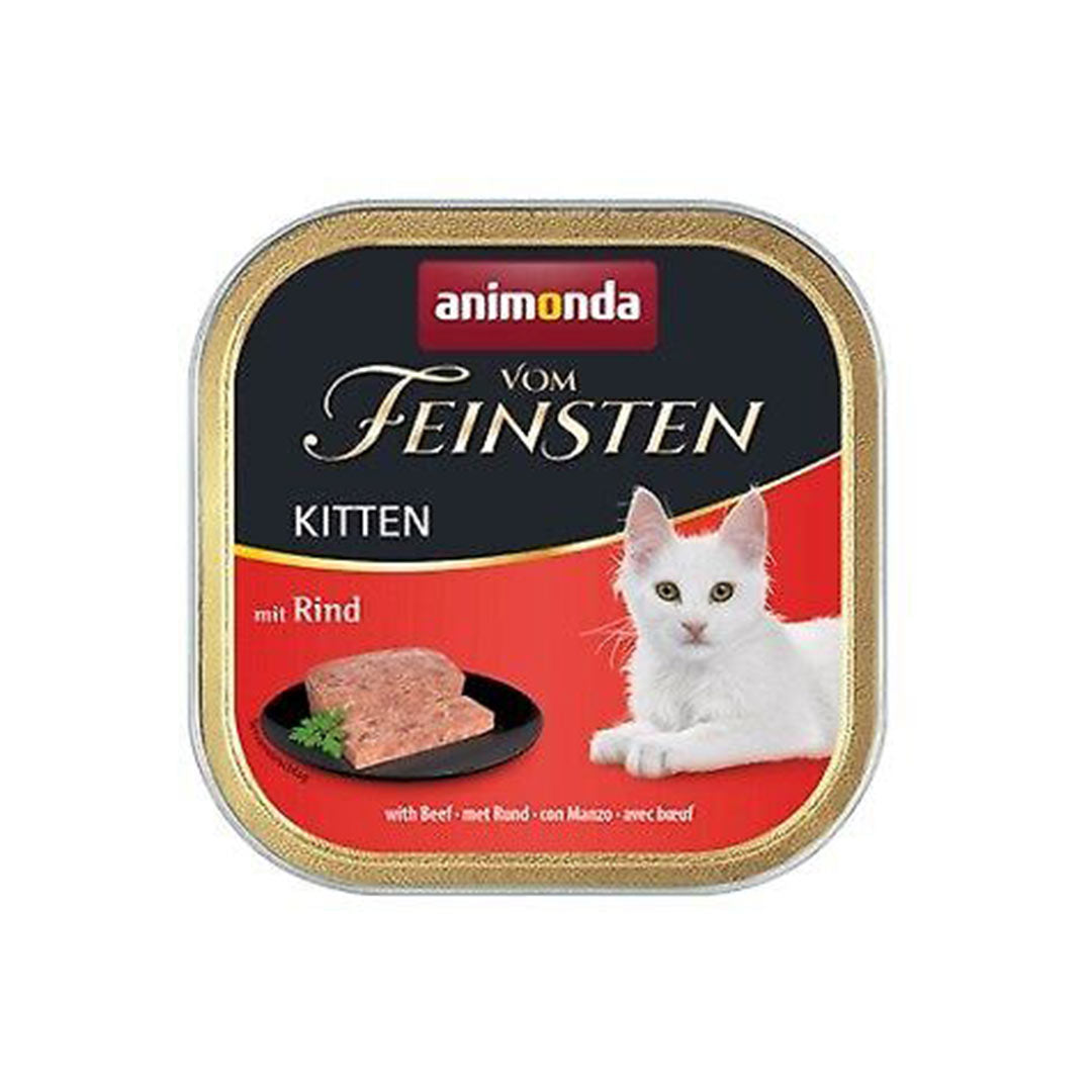 Animonda Vom Feinsten Sığır Etli Yavru Kedi Konservesi 100gr