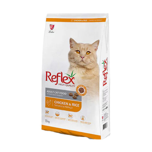 Reflex Tavuklu ve Pirinçli Yetişkin Kedi Maması 15kg