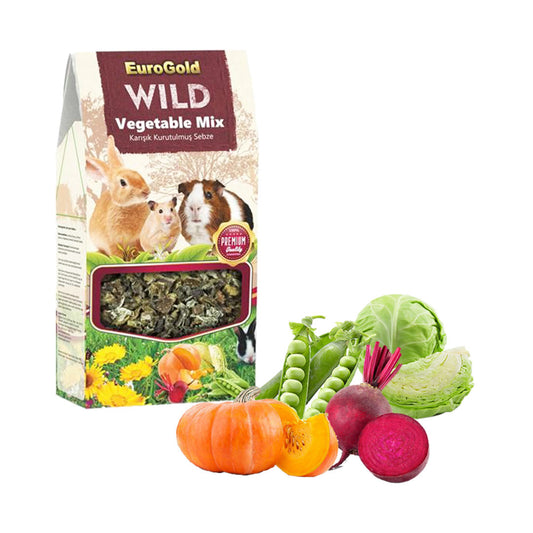 Euro Gold Wild Kemirgenler İçin Kurutulmuş Karışık Sebze 80 Gr