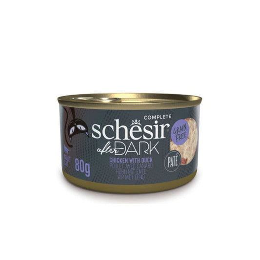 Schesir After Dark Pate Tavuklu ve Ördekli Kedi Konservesi 80gr