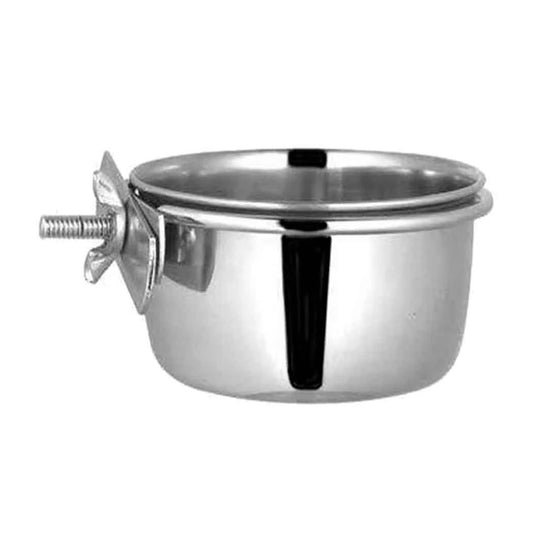 EuroDog Steel Food Bowl 20oz with Screw Mount 12.5 cm