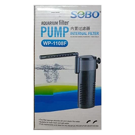 فیلتر داخلی آکواریوم Sobo WP-1108F 700 لیتر در ساعت 8 وات