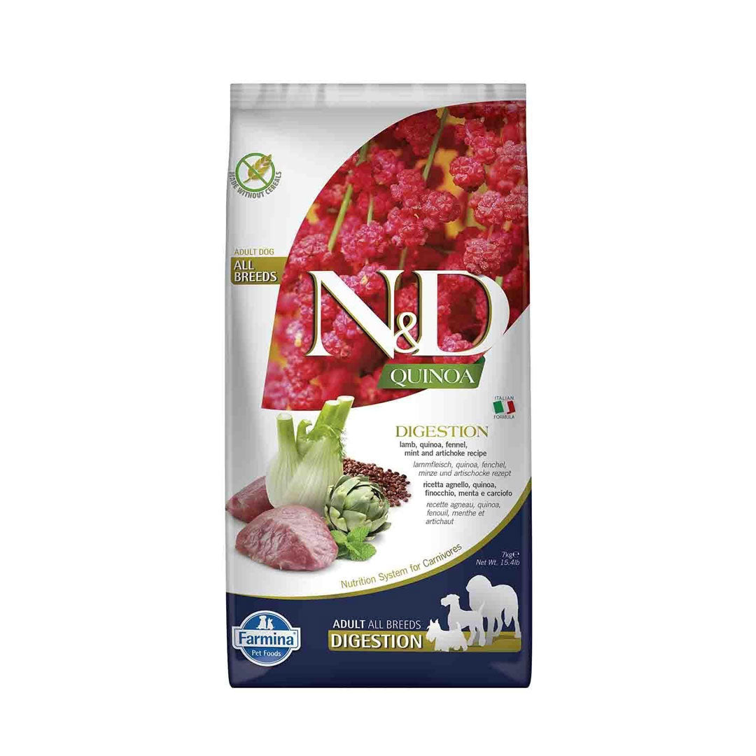 N&D Quinoa Digestion Kuzu Etli Yetişkin Köpek Maması 7 Kg