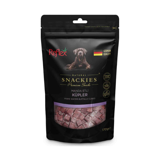 Reflex Snackies Grain-free Buffalo Meat Cube Dog Treat 170gr