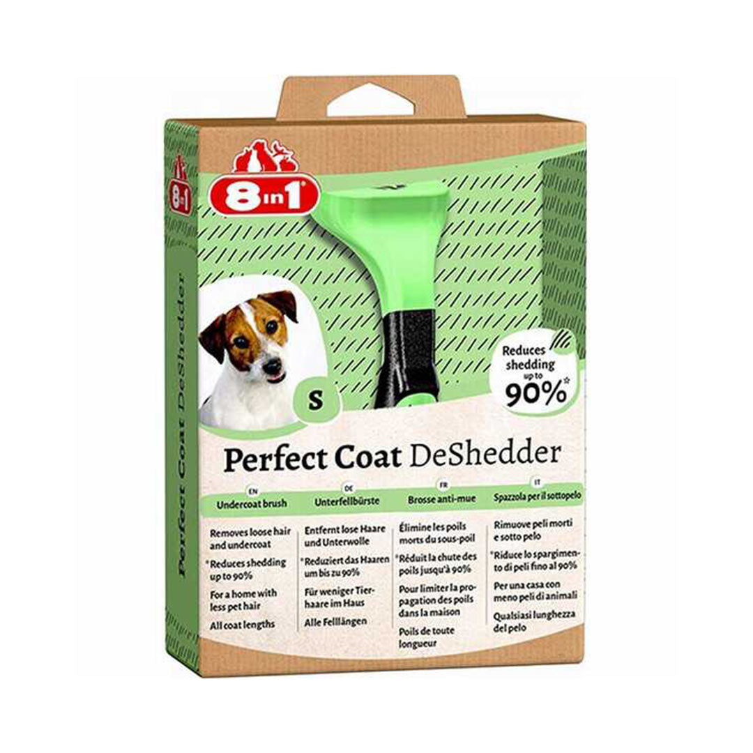 8 in 1 Perfect Coat DeShedder Furminator Küçük Irk Köpek Tarağı Small