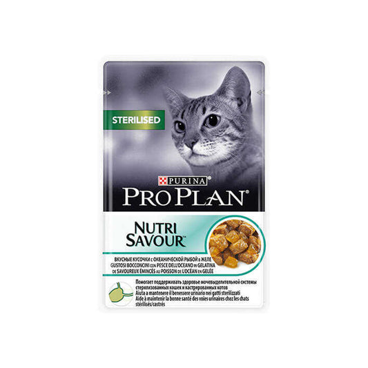 Pro Plan Pouch Okyanus Balıklı Kısırlaştırılmış Yaş Kedi Maması 85 Gr