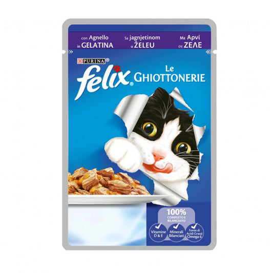 Purina Felix Kuzu Etli Yetişkin Islak Kedi Maması 100 gr