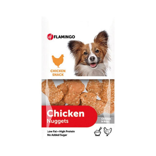 Flamingo Nuggets Chicken and Rice Dog Treat 85gr