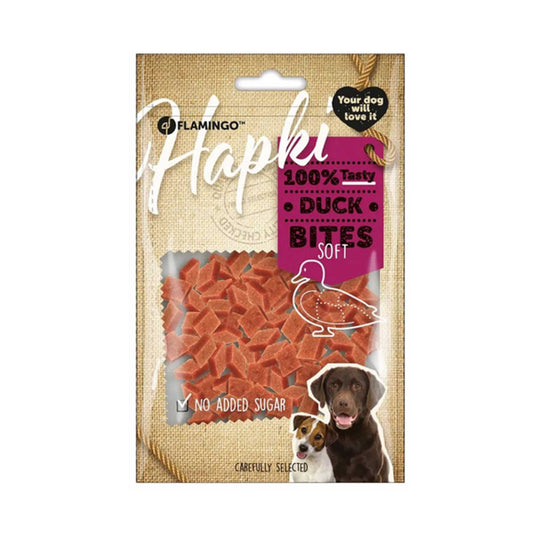 Flamingo Hapki Snack With Duck Soft Dog Treat 85gr