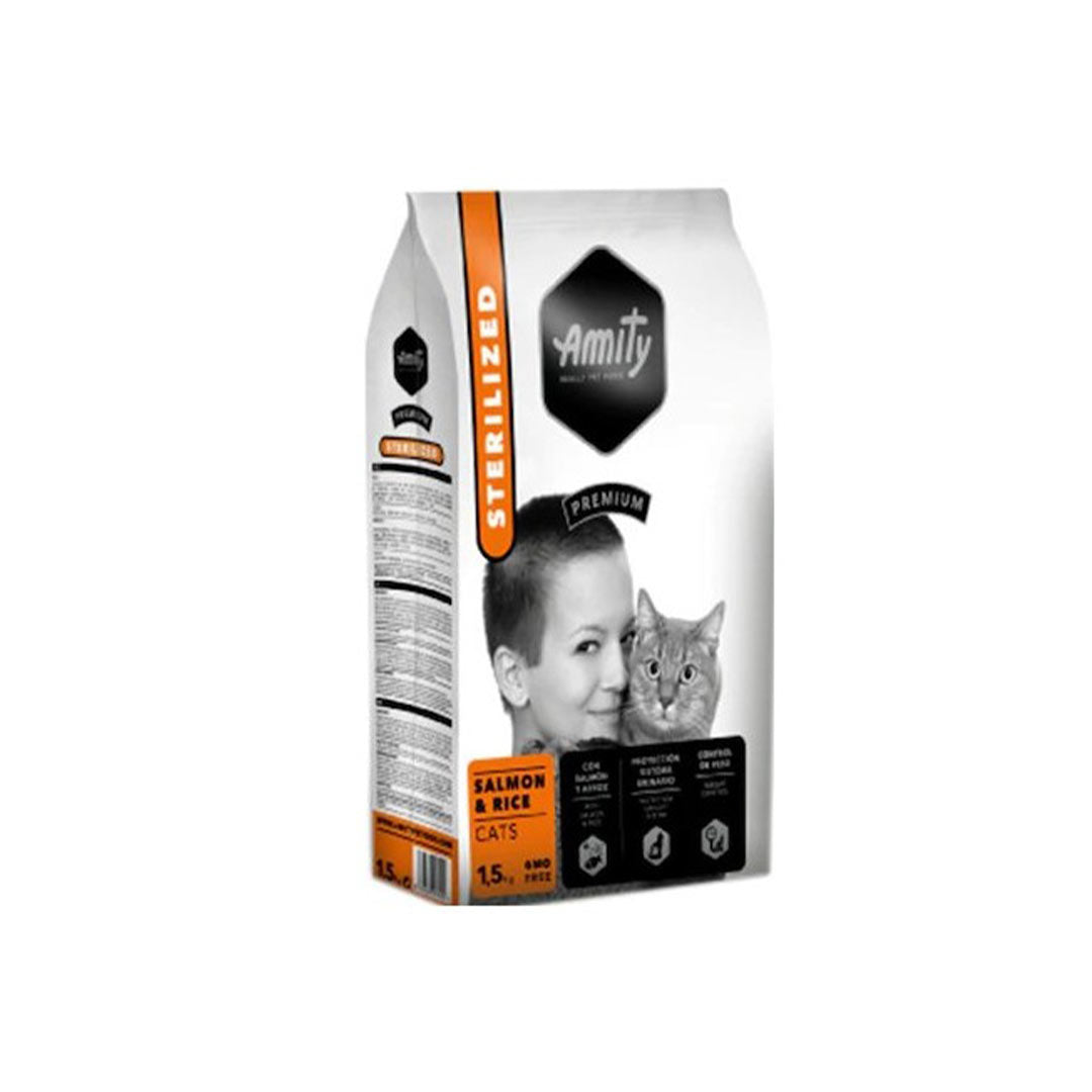 Amity Premium Somonlu Kısır Yetişkin Kedi Maması 1,5 Kg