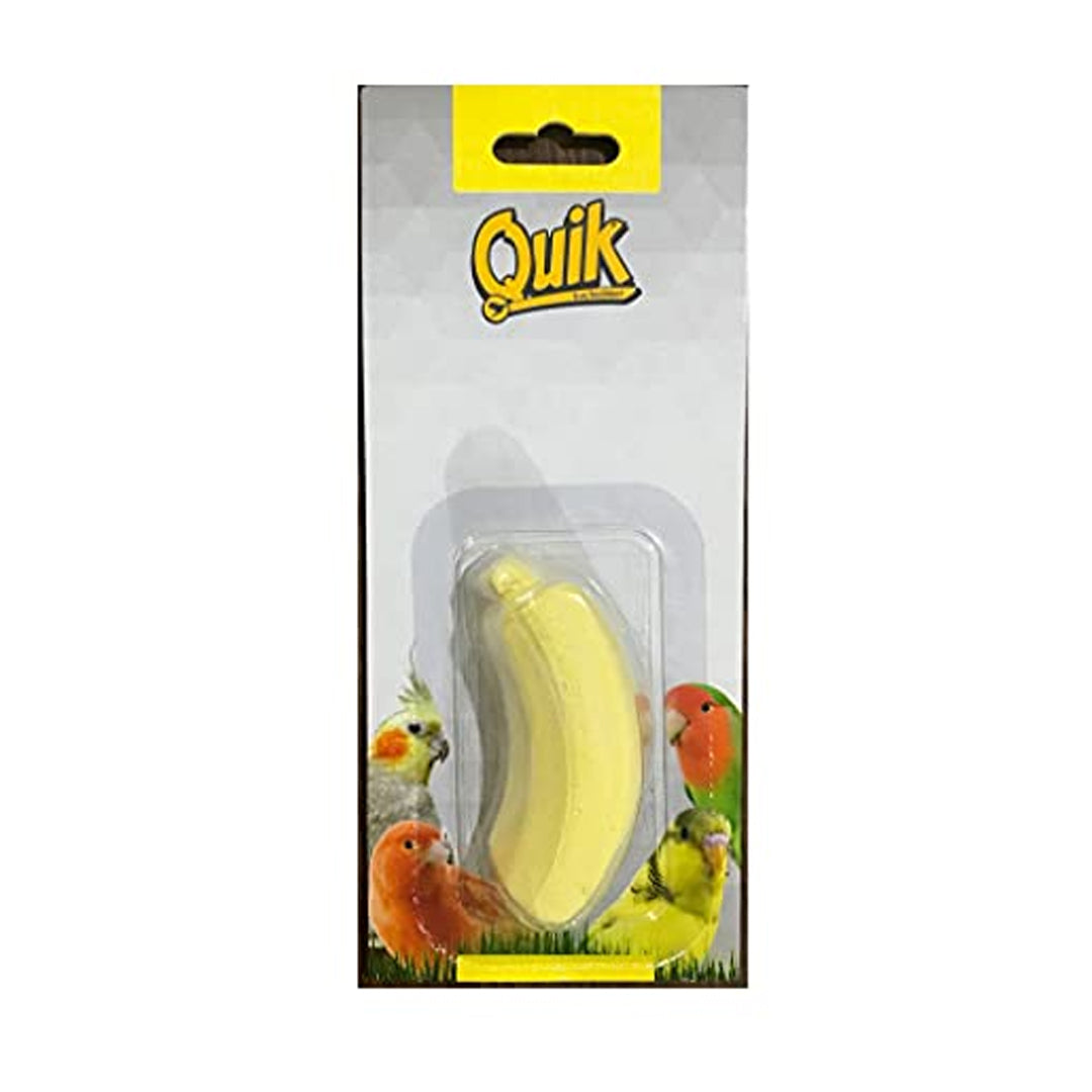 Quik Bird Calcium Banana Flavored Beak Stone