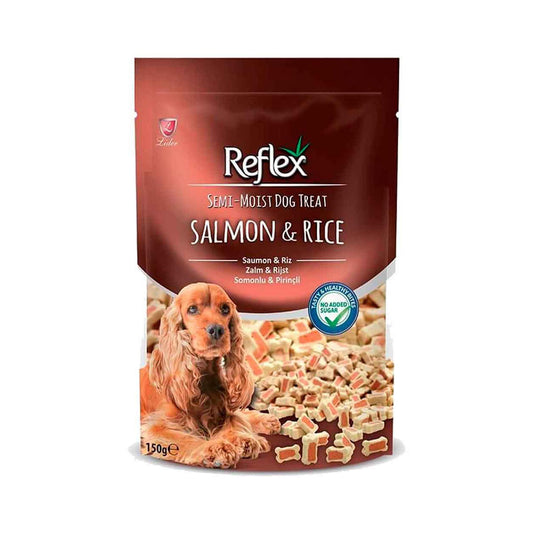 Reflex Salmon & Rice Dog Treats 150g