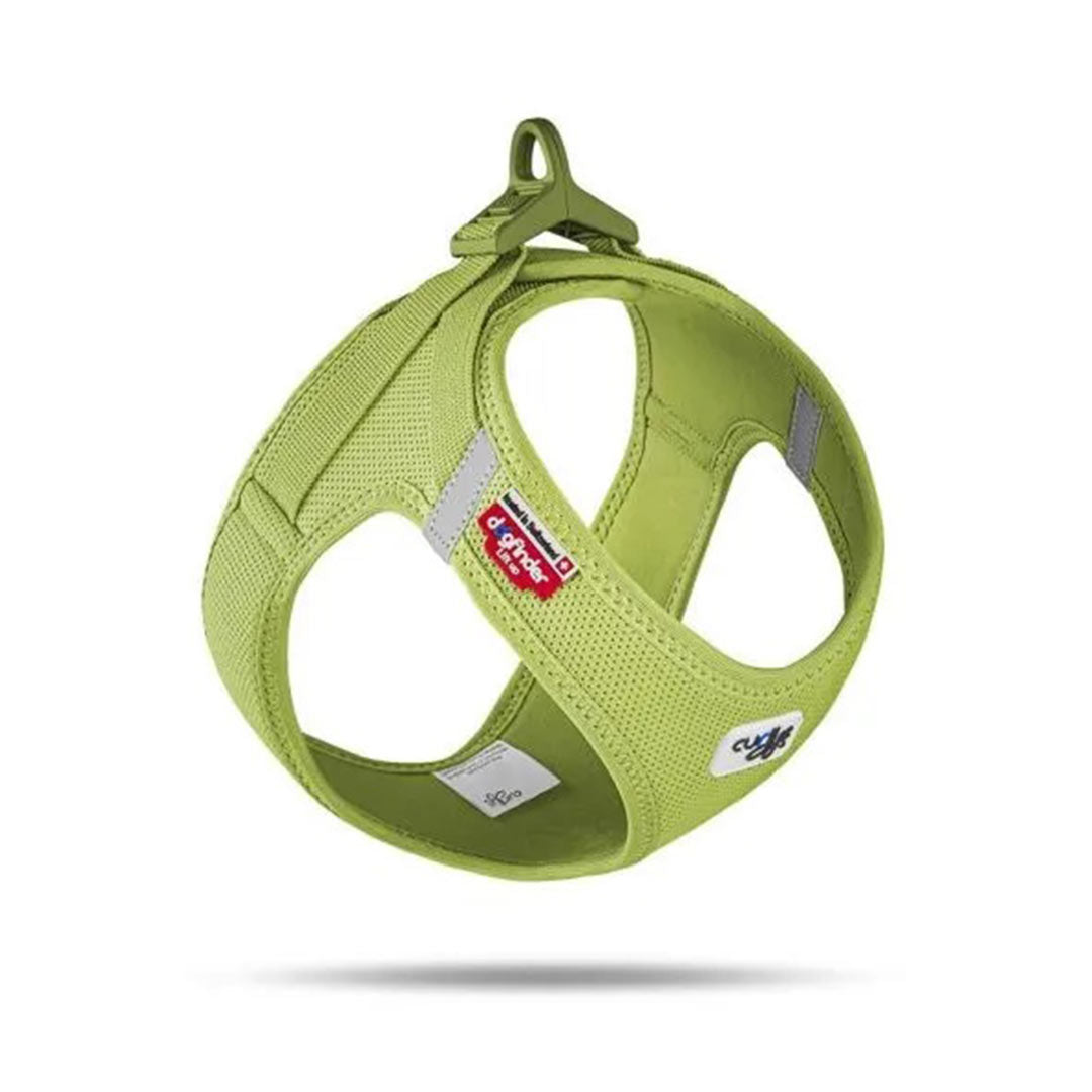 Curli Clasp Air-Mesh Lime Köpek Göğüs Tasması XS