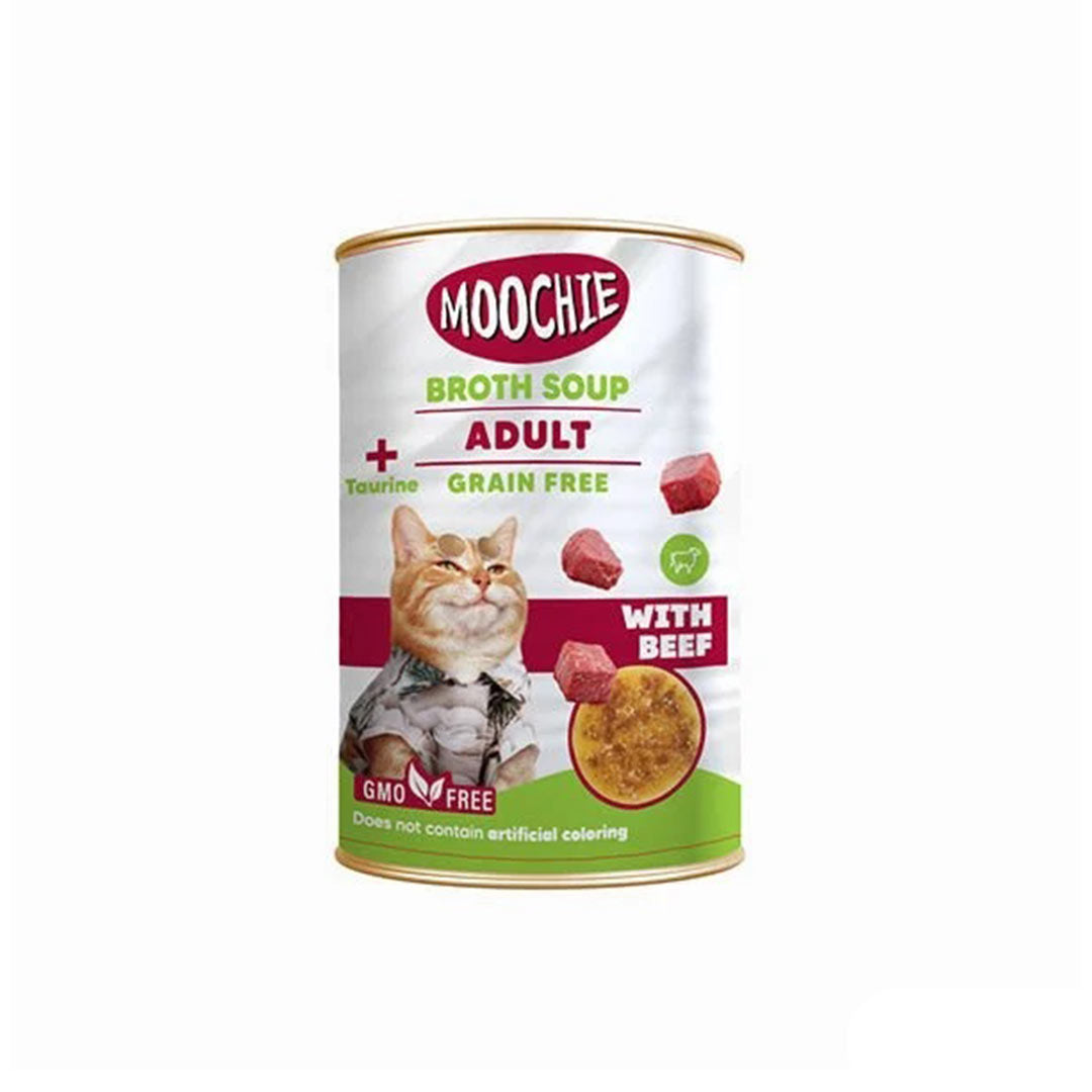 Moochie Et Suyu İçerisinde Dana Etli Çorba Yetişkin Kedi Ödülü 135 Ml